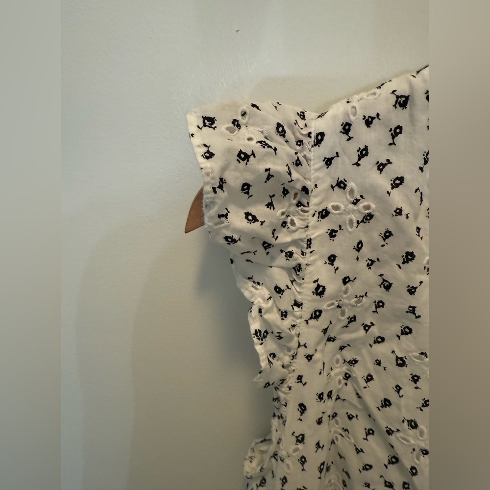 Ann Taylor‎ Loft Floral Dress in White - Size 6. - Picture 4 of 8